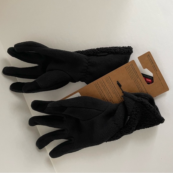 Nike Jordan Polartec Fleece Winter Gloves Men's Large Black/White New With Tags - Picture 3 of 6